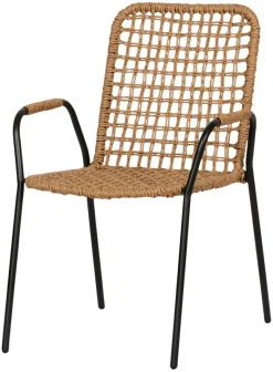 Hagestol Madison svart/natur – Sunlife®