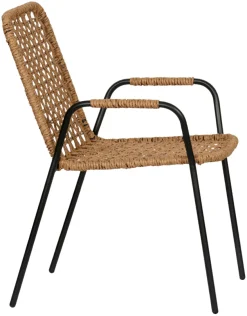 Hagestol Madison svart/natur – Sunlife®