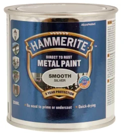 Hammerite metallmaling sølv glatt effekt 250 ml
