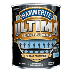Hammerite Ultima grå metallmaling 750 ml