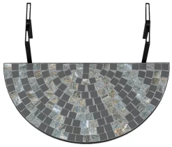 Hengende balkongbord Rom mosaikk 70 x 36 cm - Sunlife®