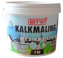 Hey'di kalkmaling hvit 7 kg