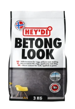 Hey'di Microsement Betonglook 3 kg betong