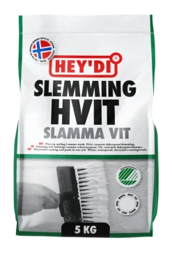 Hey'di slemming dekorpuss hvit 5 kg