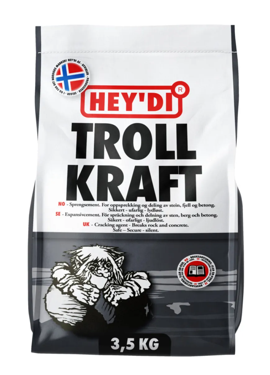 Hey'di Trollkraft sprengsement 3,5 kg