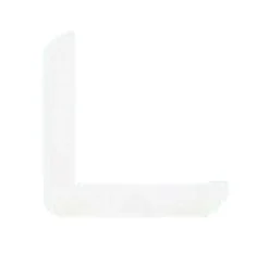 Hjørnelist plast hvit – 31 x 31 x 3000 mm