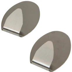 Håndklekroker oval 2 stk. metall - Target