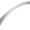 Håndtak flat bue stål 128 mm - 2 stk.