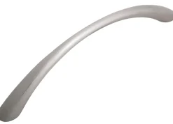 Håndtak flat bue stål 128 mm - 2 stk.