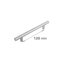 Håndtak T-form 128 mm - 2 stk.
