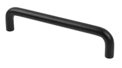Håndtak U-form 96 mm svart 2 stk.