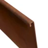 HORTUS bedkant i cortenstål med bukket kant H:24 x L:100 cm