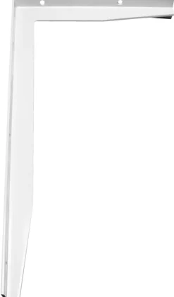 Hyllebrakett T-profil 300 x 550 mm hvit