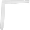 Hyllebrakett T-profil 250 x 300 mm hvit