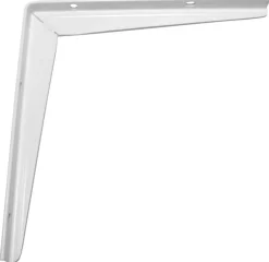 Hyllebrakett T-profil 300 x 300 mm hvit