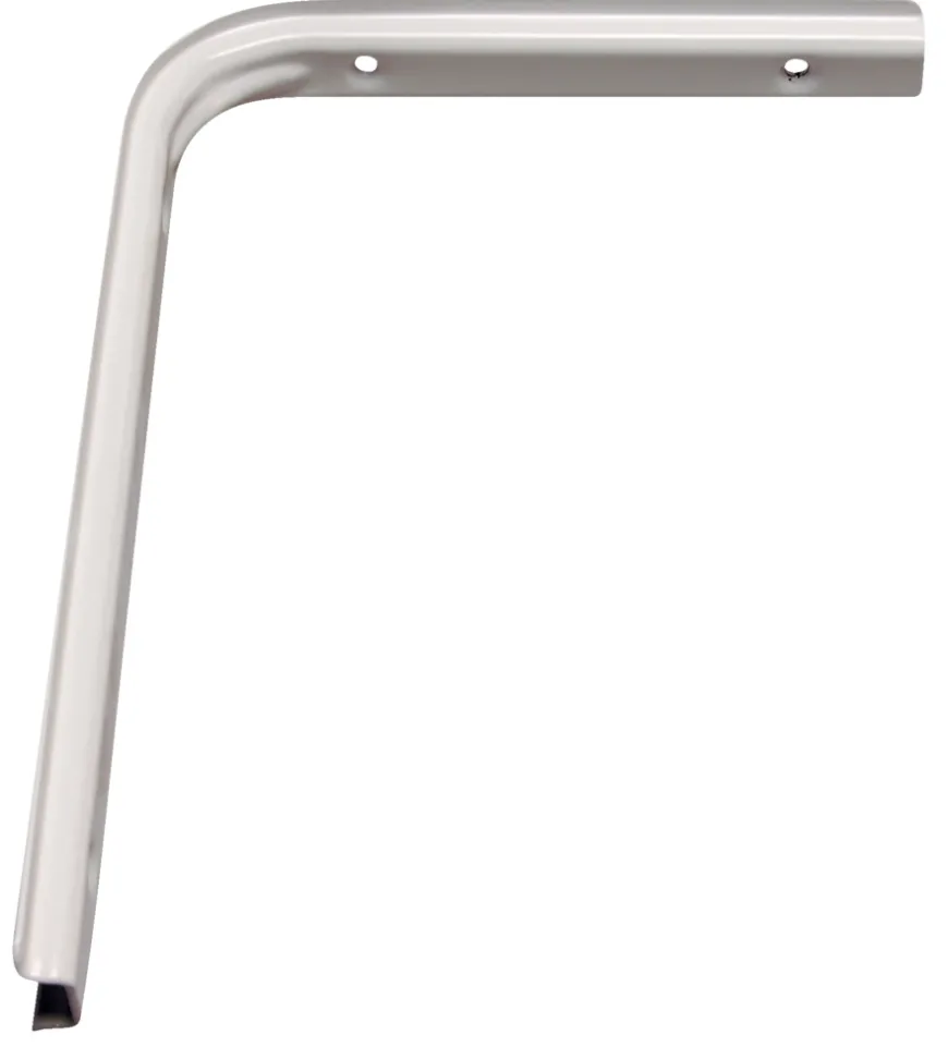 Hylleknekt U-profil 200 x 250 mm hvit