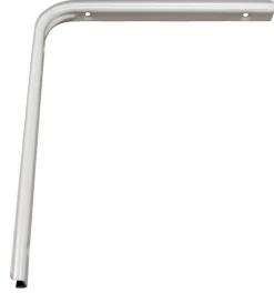Hylleknekt U-profil 250 x 300 mm hvit