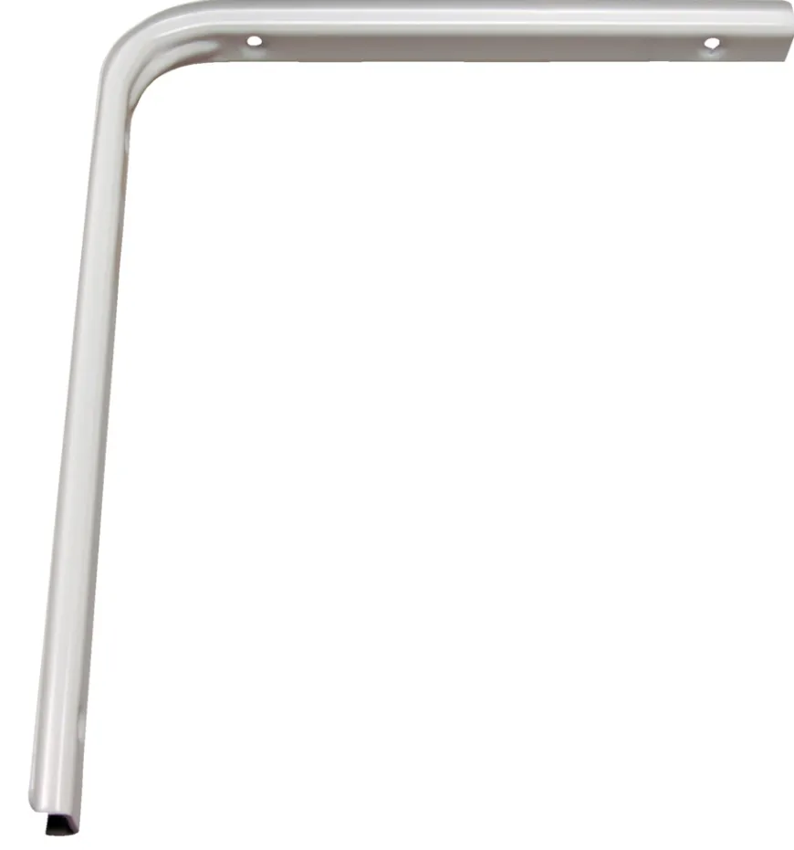 Hylleknekt U-profil 250 x 300 mm hvit