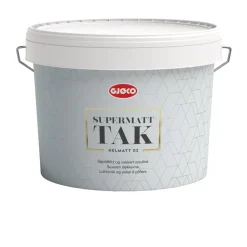 Interiør 02 hvit base 9 liter tak - Gjøco