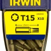 Irwin bits torx T15 - 10 stk.