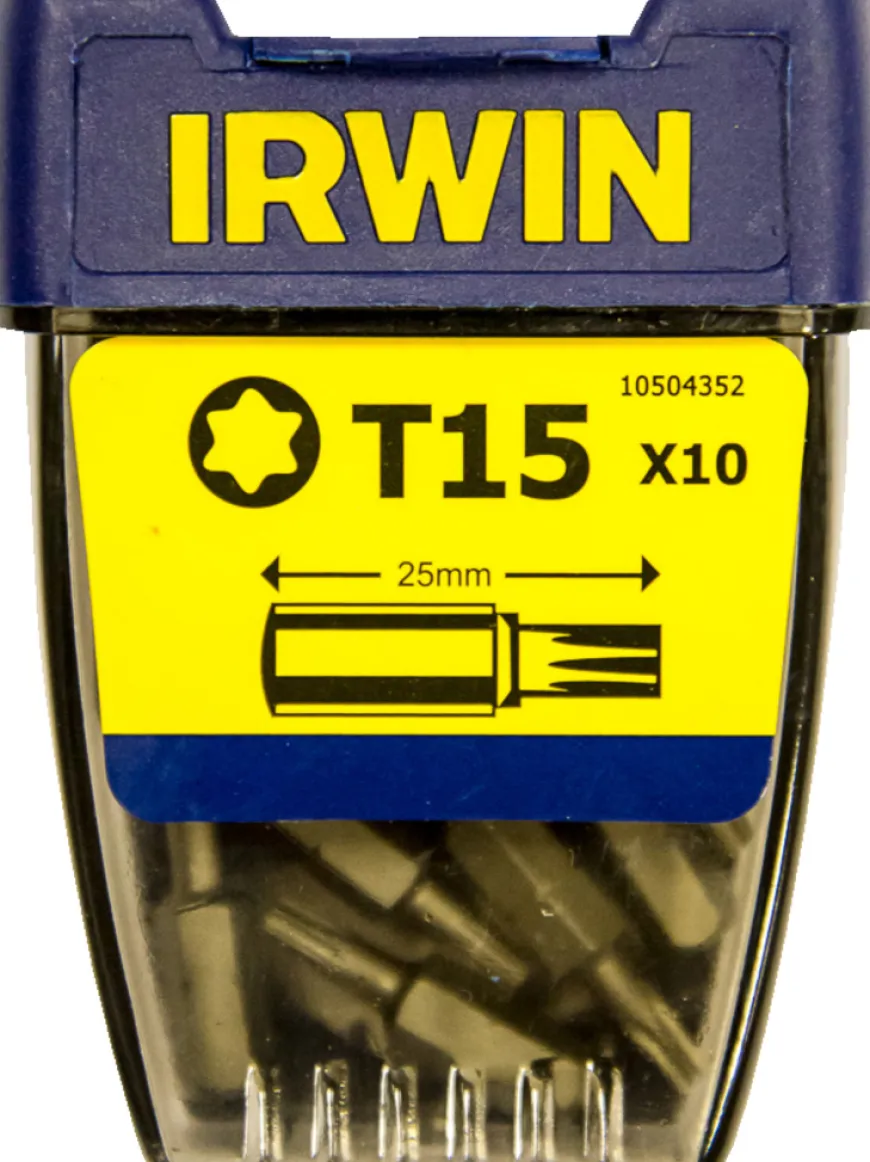 Irwin bits torx T15 - 10 stk.