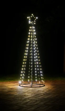 Juletre Flex m/stjerne 192 LED H180 cm