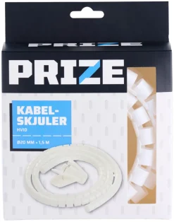 Kabelskjuler hvit Ø20 mm x 1,5 meter - PRIZE
