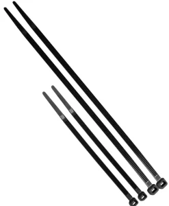 Kabelstrips i assorterte størrelser - 50 stk.