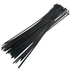 Kabelstrips 7,6 x 500 mm i svart - 50 stk.