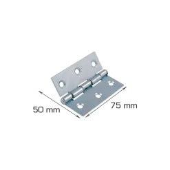 Kanthengsel 75 x 50 mm - 2 stk.