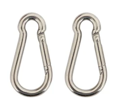 Karabinkrok Ø5 x 50 mm 2 stk.