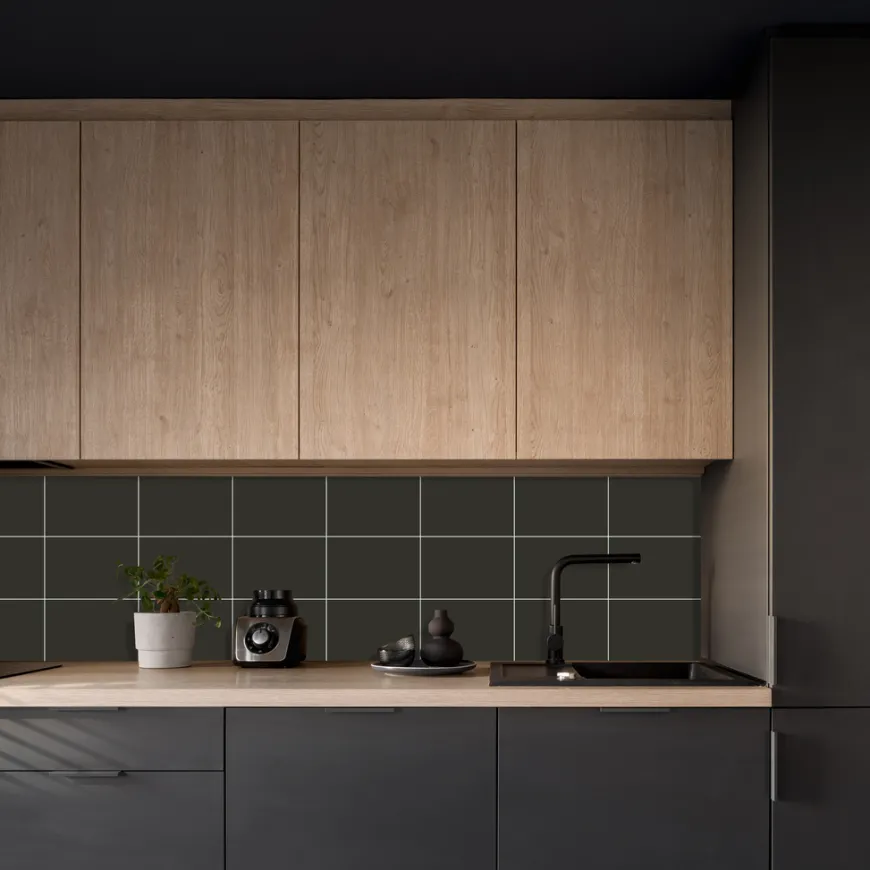 Kitchenline Kjøkkenplate Black Vulcane 610 x 610 mm