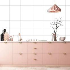 Kitchenline Kjøkkenplate White Kerra 610 x 610 mm