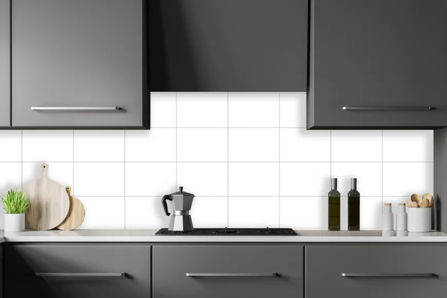 Kitchenline Kjøkkenplate White Kerra 610 x 610 mm