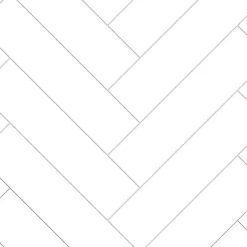 Kitchenline Kjøkkenplate White Herringbone 610 x 610 mm