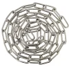 Kjetting langlenket rustfritt stål Ø4 mm x 2 meter