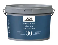 Kjøkken & Bad 30 veggmaling hvit 2,25 liter - Luxi
