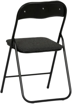 Klappstol polstret grå/svart – DAY