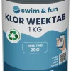Klor WeekTab langsom klor 1 kg - Swim & Fun