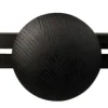 Knagg Ø45 mm svartmalt eik