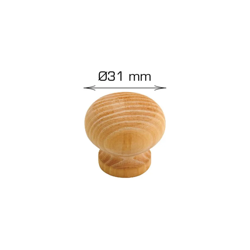 Knott bøk 31 mm - 2 stk.
