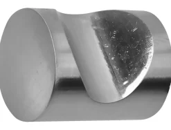Knott sylinder 19 mm krom - 2 stk.
