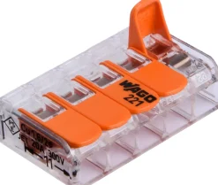 Koblingsklemme 4 mm² - 5-pk.