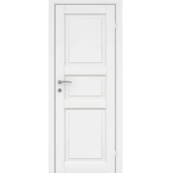 Kompakt hvitmalt dør - 82,6 x 204 cm