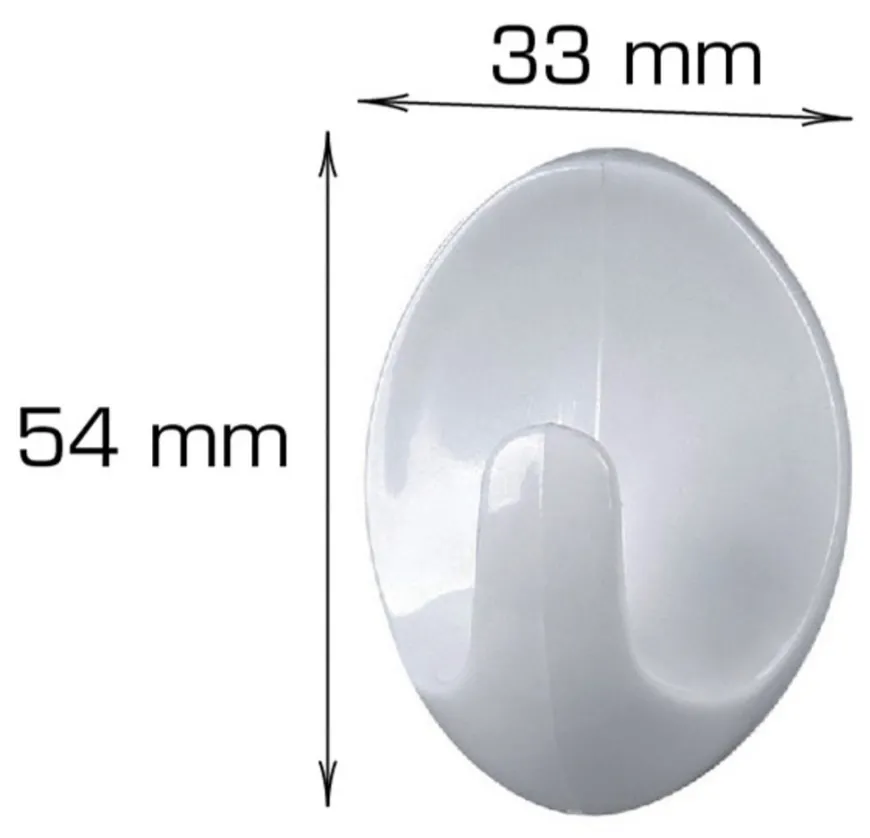 Krok selvklebende 50 mm 2 stk.