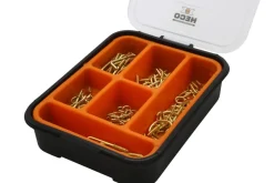 Kroksett messing 107 stk. Heco