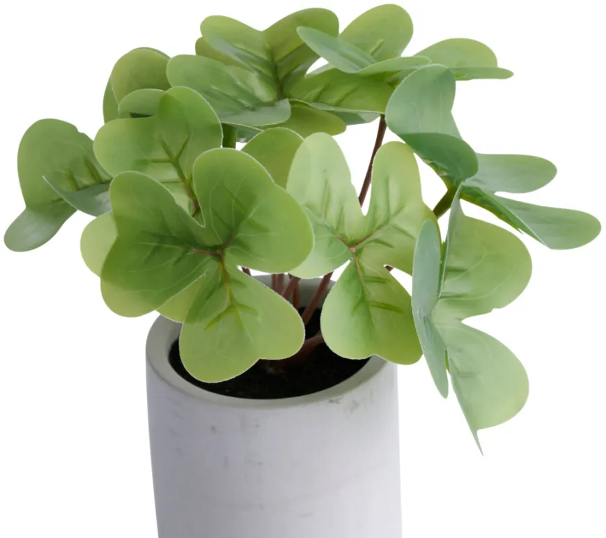 Kunstig plante kløver H18 cm