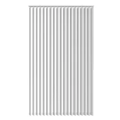Lamellgardin hvit 100 x 250 cm
