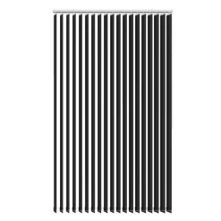 Lamellgardin svart 100 x 250 cm