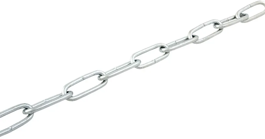 Langlenket kjetting 5 mm x 2 m
